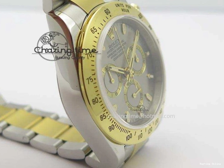 0405 Colorful Daytona SS YG 116523 JF Best Edition Gray Dial On SS YG Bracelet A 3897